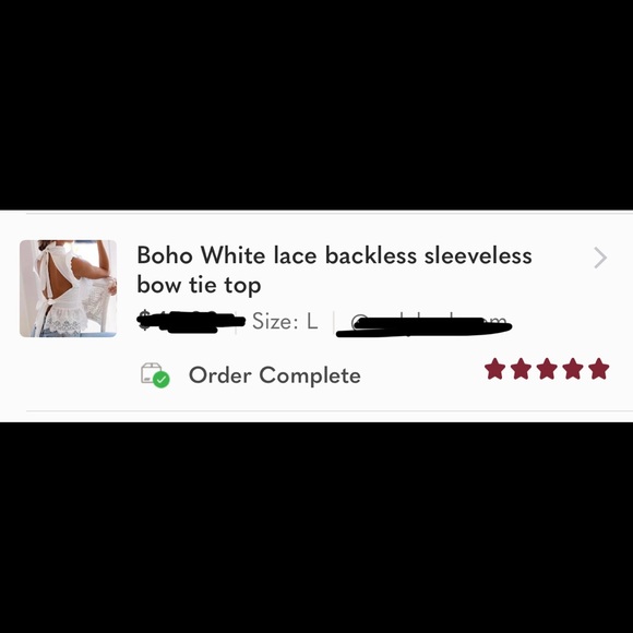 (Few left) Boho White lace backless sleeveless bow tie top - Picture 4 of 11